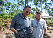 Great Abaco Bahamy, Dans Cave/Blue Hole 2014r.