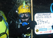 Bushmansgate record dive – South Africa 2003